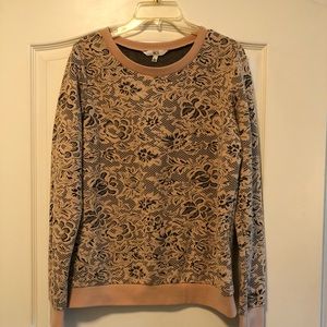 Pullover floral sweater
